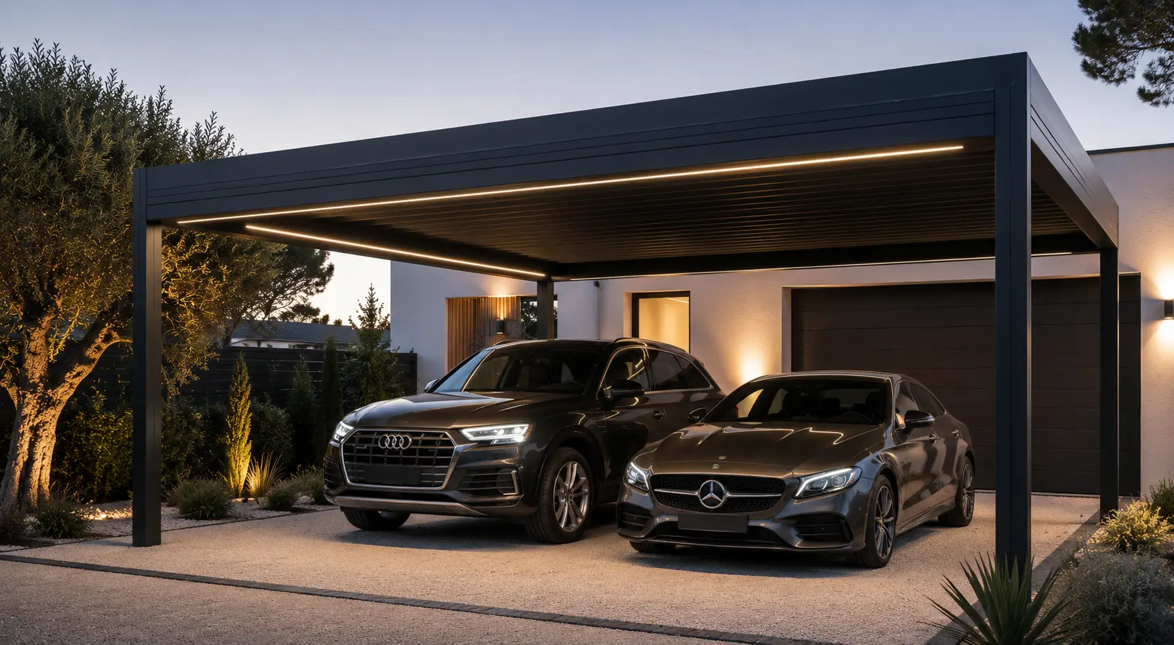 carports & protections extérieures protégez efficacement vos véhicules avec une solution moderne et sur mesure.